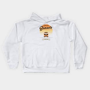 Chasing Sunsets, Catching Dreams Kids Hoodie